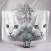 Turkish Angora Cat Print Hooded Blanket-Free Shipping