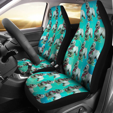 Afghan Hound Dog Pattern Print Car Seat Covers-Free Shipping