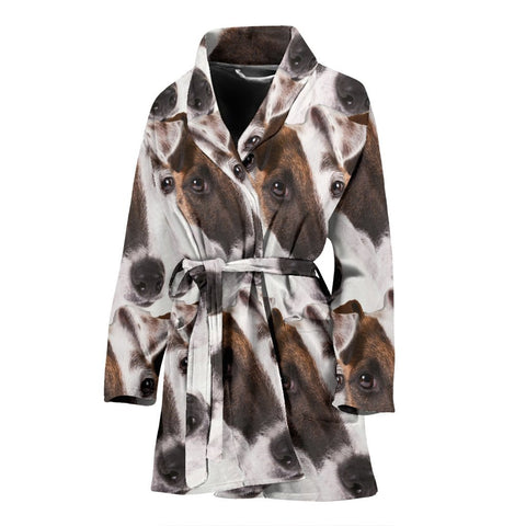 Smooth Fox Terrier Women's Bath Robe-Free Shipping