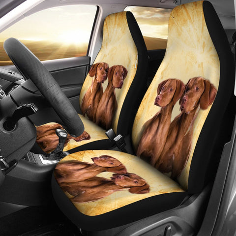 Cute Vizsla Dog Print Car Seat Covers- Free Shipping