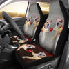 Border Terrier Print Car Seat Covers- Free Shipping