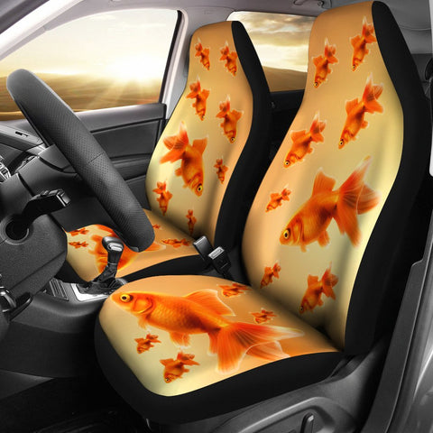 Goldfish (Carassius auratus) Print Car Seat Covers-Free Shipping