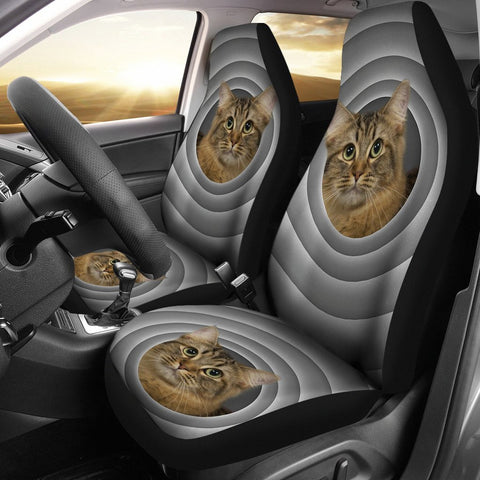 American Bobtail Cat Print Car Seat Covers-Free Shipping