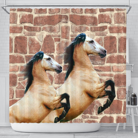 Cute Andalusian Horse Print Shower Curtains-Free Shipping
