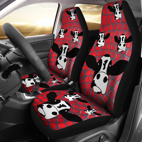 Cow Print Car Seat Covers-Free Shipping