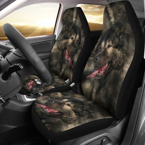 Amazing Caucasian Shepherd Dog Print Car Seat Covers-Free Shipping