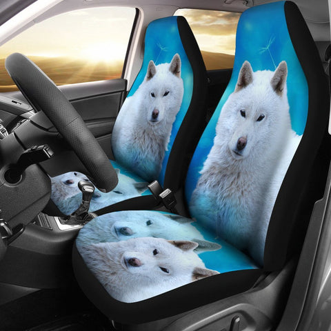 Amazing Hokkaido Dog Print Car Seat Covers-Free Shipping