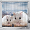 Cute Chinese Hamster Print Shower Curtains-Free Shipping