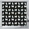 American Eskimo Dog Pattern Print Shower Curtains-Free Shipping