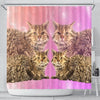 Selkirk Rex Cat Print Shower Curtains-Free Shipping