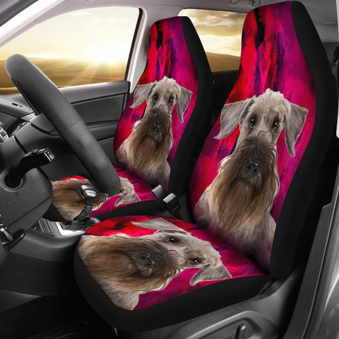 Cute Cesky Terrier Print Car Seat Covers-Free Shipping