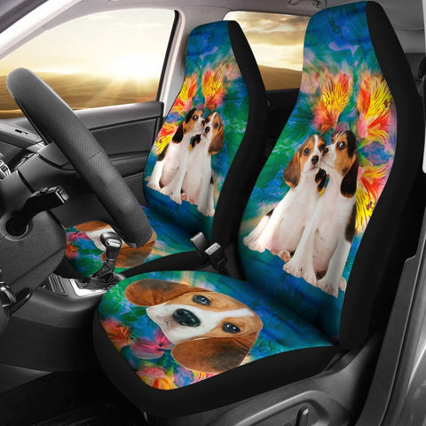 Cute Beagles Print Car Seat Covers-Free Shipping