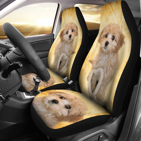 Cavapoo Dog Print Car Seat Covers- Free Shipping