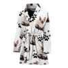 Cornish Rex Cat Print Women's Bath Robe-Free Shipping