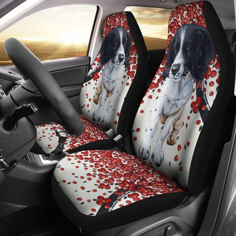 English Springer Spaniel Print Car Seat Covers-Free Shipping