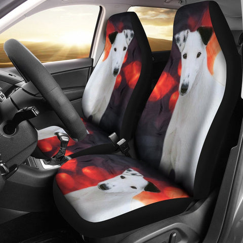 Smooth fox Terrier Dog Print Car Seat Covers-Free Shipping