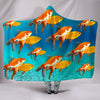 GoldFish Print Hooded Blanket-Free Shipping