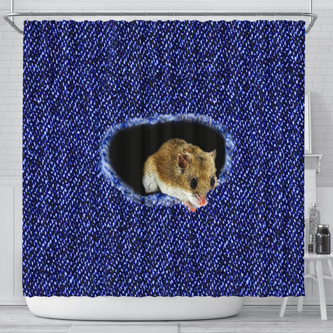 Chinese Hamster Print Shower Curtains-Free Shipping