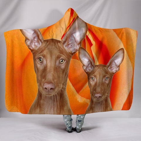 Pharaoh Hound Dog Print Hooded Blanket-Free Shipping