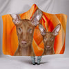 Pharaoh Hound Dog Print Hooded Blanket-Free Shipping