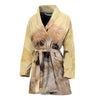 Cavapoo Print Women's Bath Robe-Free Shipping