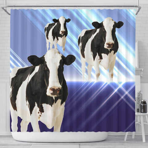 Girolando Cattle (Cow) Print Shower Curtain-Free Shipping