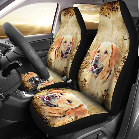 Labrador Retriever Dog Print Car Seat Covers- Free Shipping