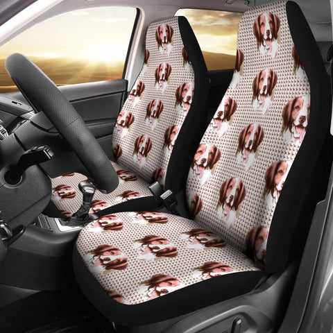 Brittany dog Patterns Print Car Seat Covers-Free Shipping