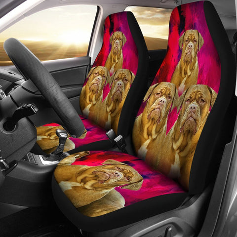 Bordeaux Mastiff Print Car Seat Covers-Free Shipping