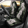 Cute West Highland White Terrier Print Car Seat Covers- Free Shipping