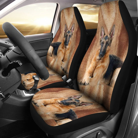 German Shepherd Dog Print Car Seat Covers-Free Shipping