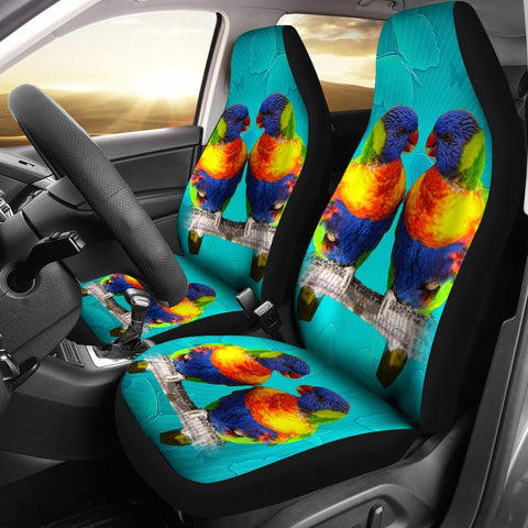 Lories And Lorikeets Bird Print Car Seat Covers-Free Shipping