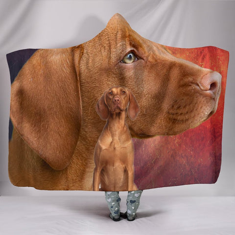 Vizsla Dog Print Hooded Blanket-Free Shipping