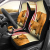 Limousin Cattle (Cow) Print Car Seat Cover-Free Shipping