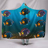 Acanthurus Achilles Fish Print Hooded Blanket-Free Shipping