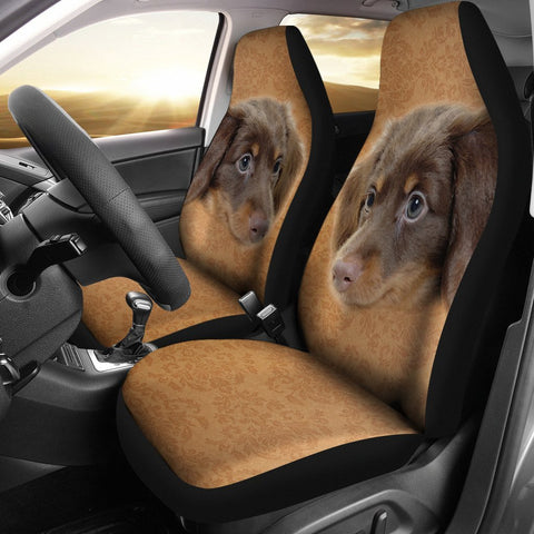 Lovely Dachshund Print Car Seat Covers-Free Shipping