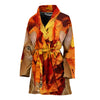 Abyssinian Cat Print Women's Bath Robe-Free Shipping