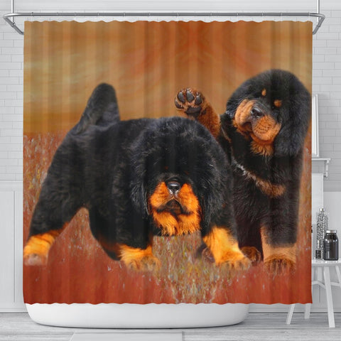 Tibetan Mastiff Print Shower Curtain-Free Shipping