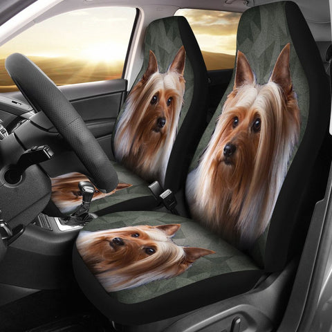 Australian Silky Terrier Print Car Seat Covers-Free Shipping