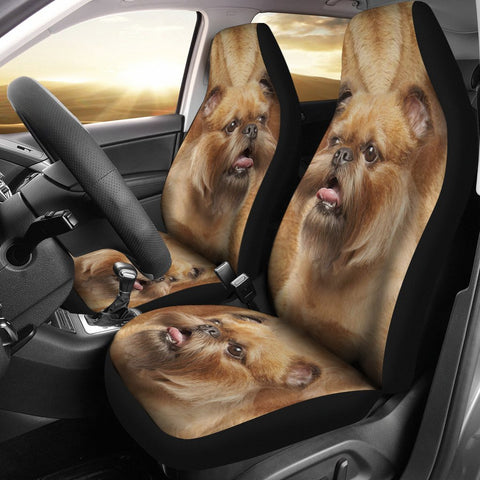 Brussels Griffon (Griffon Bruxellois) Print Car Seat Covers-Free Shipping