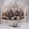 Cute Shih Tzu Dog Print Hooded Blanket-Free Shipping