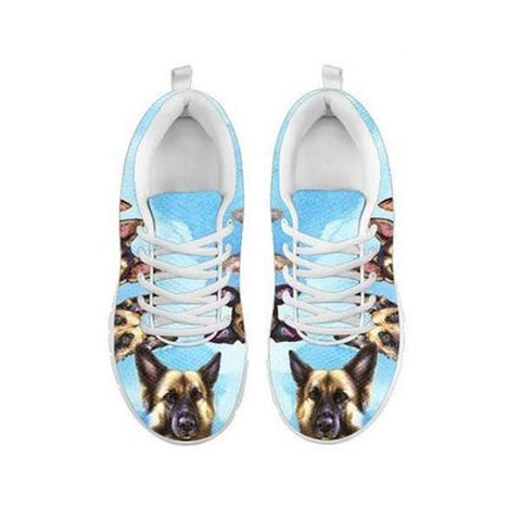 Painted German Shepherd Print Running Shoes For Women-Free Shipping-For 24 Hours Only
