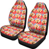 Poodle Dog On Hearts Print Car Seat Covers-Free Shipping