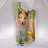 Shetland Sheepdog Art Print Hooded Blanket-Free Shipping