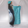 Siberian Husky Dog Print Hooded Blanket-Free Shipping