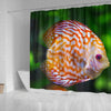 Discus Fish Print Shower Curtain-Free Shipping