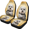 Dandie Dinmont Terrier Dog Print Car Seat Covers- Free Shipping