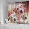 Amazing Labrador Retriever Print Shower Curtains-Free Shipping