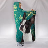 Cute Boston Terrier Print Hooded Blanket-Free Shipping