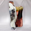 Great Pyrenees Print Hooded Blanket-Free Shipping